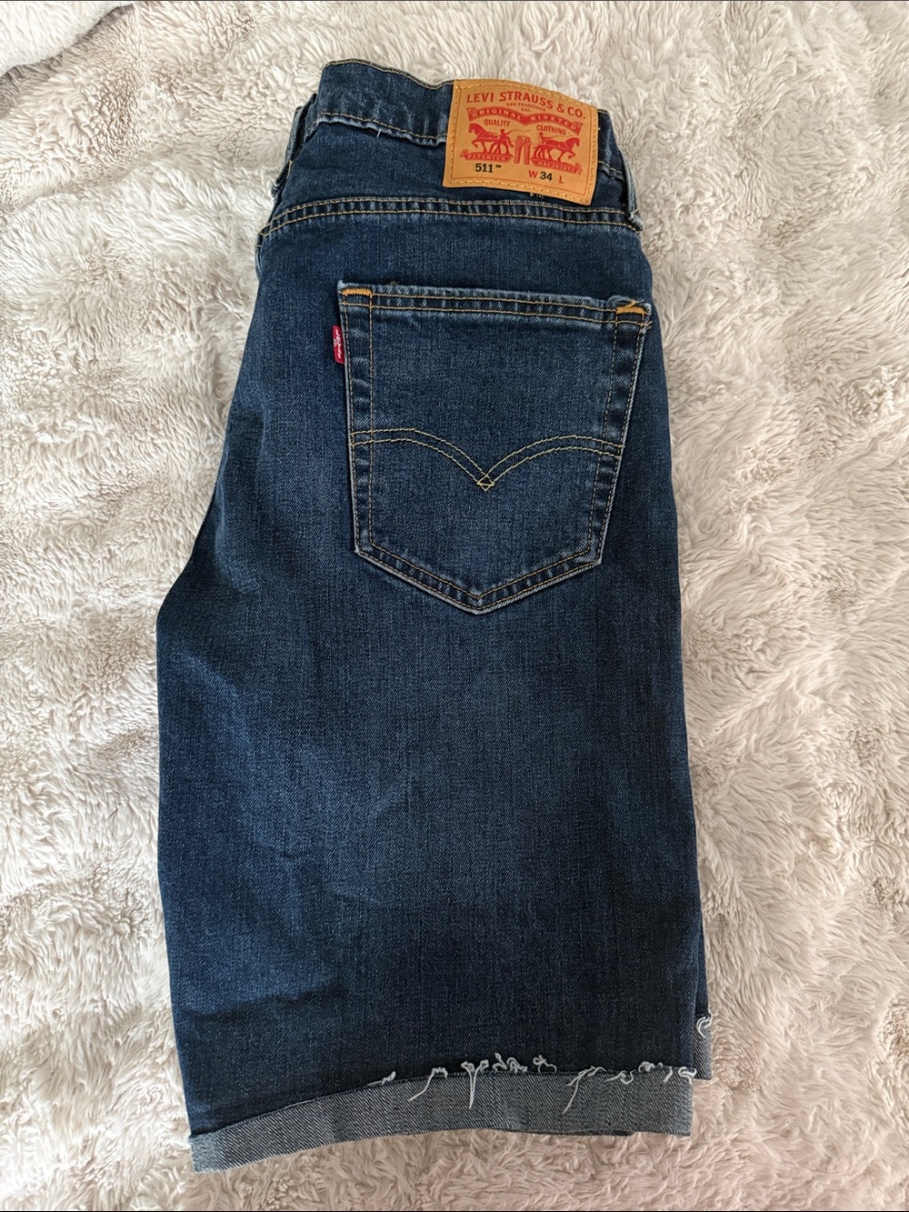 Levi's Men's Dark Blue Skinny Jeans with Signature Patch